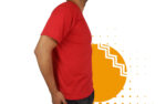 Playera campaña rojo hombre. Ideal para personalizar con tu logo o eslogan.