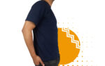 Playera campaña azul marino hombre. Ideal para personalizar con tu logo o eslogan.