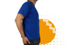 Playera campaña azul rey hombre. Ideal para personalizar con tu logo o eslogan.