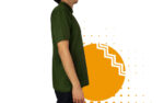 Playera polo hombre verde militar al mayoreo.